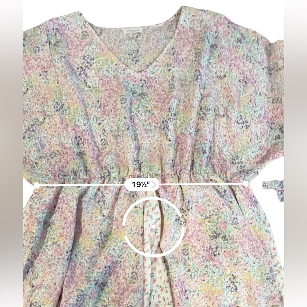Chic Soul Floral Lightweight Dress, 2XL - Picture 10 of 12